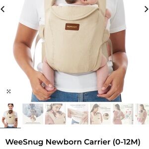 Mom coz y newborn Beige Carrier